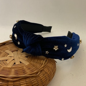 Sorcerer Mickey Wizard Hat Geïnspireerd Velvet Top Knot Hoofdband