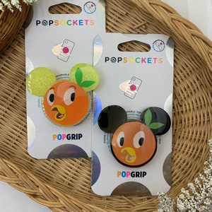 Orange Bird Inspired Phone Grip/Magnet/Pin