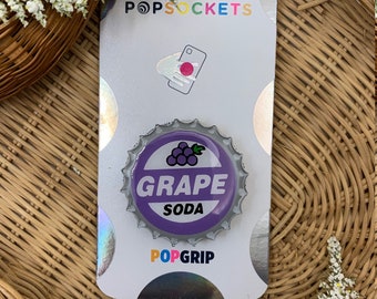 Grape Soda Up Inspired Phone Grip/Magnet/Pin/Hair Clip