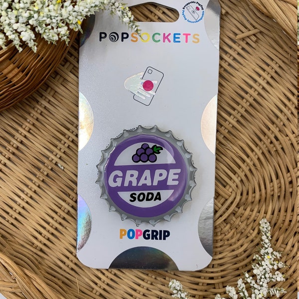 Grape Soda Up Inspired Phone Grip/Magnet/Pin/Hair Clip