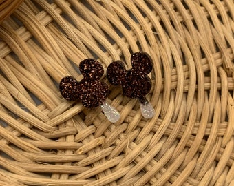 Mouse Ice Cream Bar Inspired Stud Earrings
