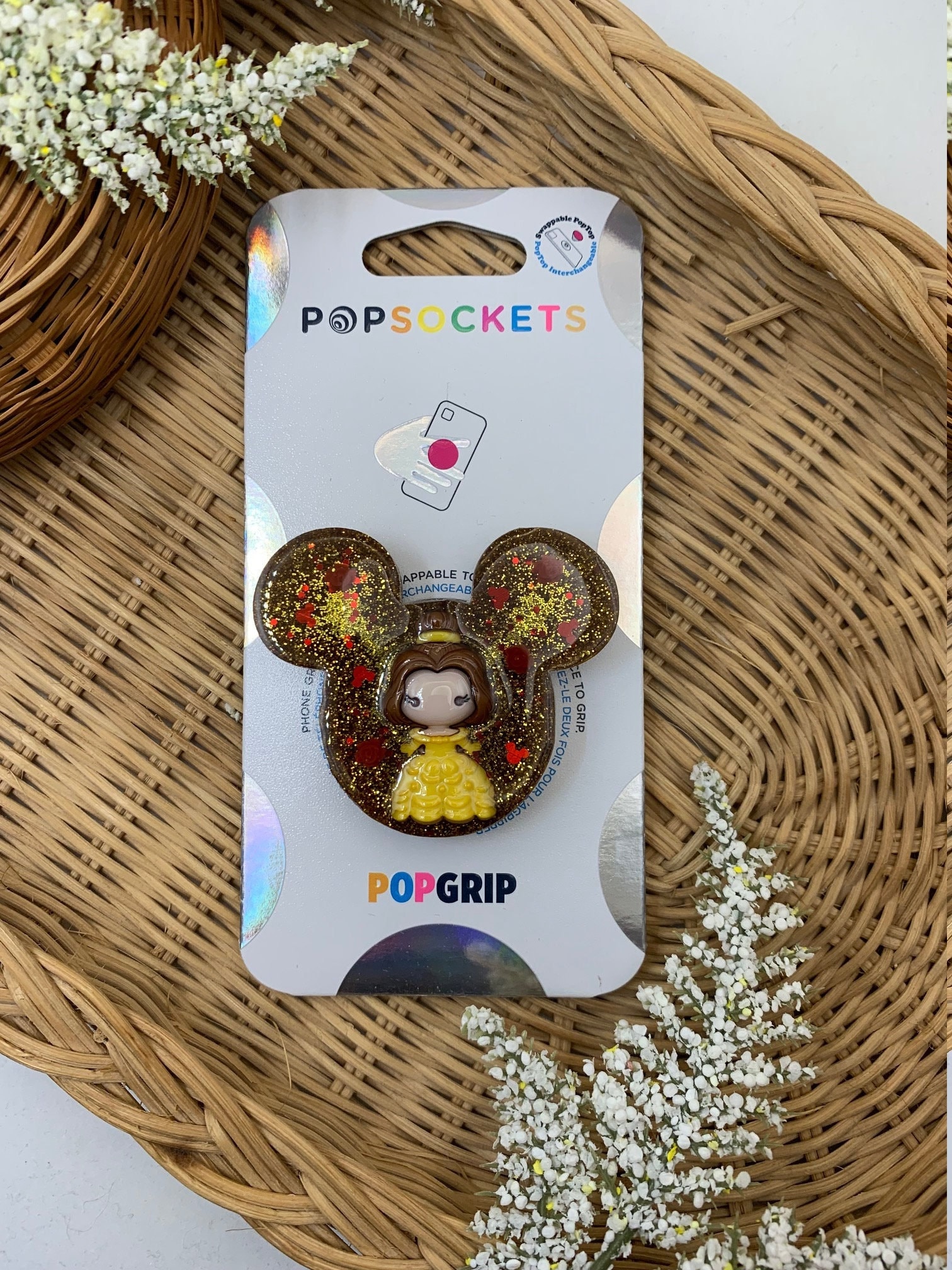 stained glass belle popsocket