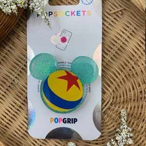 Pixar Ball Inspired Mouse Ears Sparkly Phone Grip Magnet Hair Clip