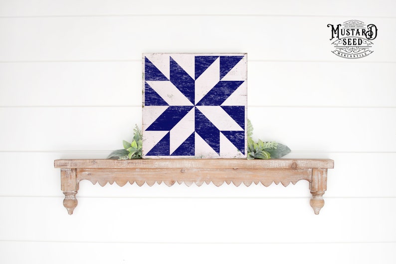 Farmhouse sign Indoor Barn Quilt Farmhouse decor Barn quilt wall art vintage sign Primitive barn quilt sign Barn quilt