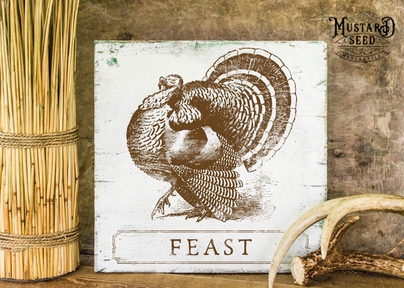 Fall Sign Turkey Sign Feast Sign Hunting Sign | Etsy
