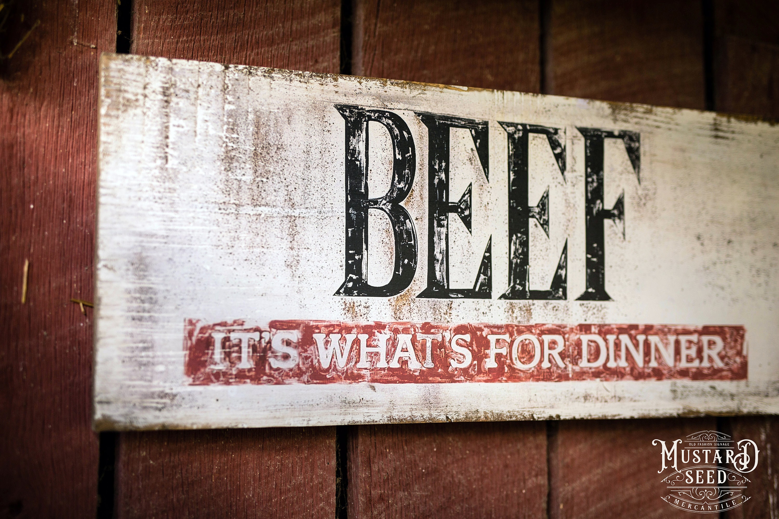 Eat Beef Sign Beef Sign Beef It's What's for Dinner Etsy
