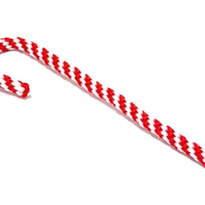 Tutorial for Kumihimo Christmas Candy Cane Instant Download PDF Beading Pattern