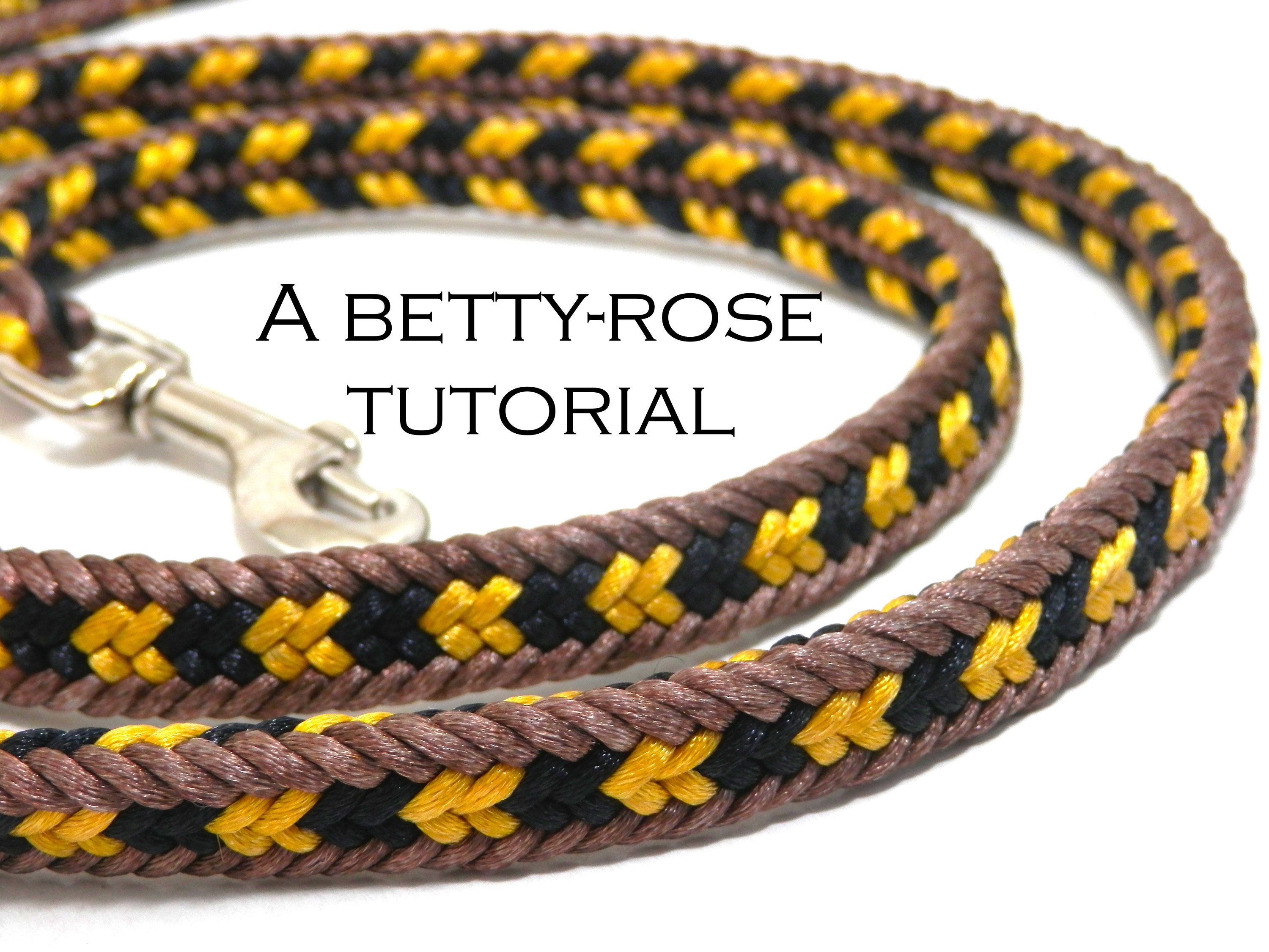 Tutorial for Kumihimo Paracord or Rattail Dog Leash Lead Flat Braiding  Instant Download PDF Beading Pattern 