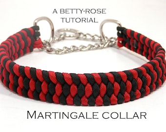 Tutorial for Paracord Martingale Dog Collar - Instant Download PDF Pattern