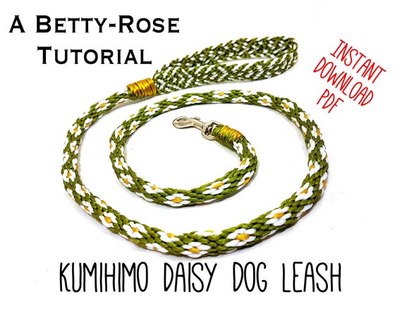 kumihimo dog leash