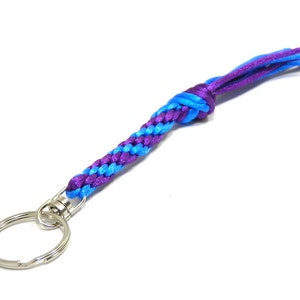 Absolute Beginner Tutorial for Kumihimo Keyring Instant Download PDF Pattern. Ideal child&#39;s project.
