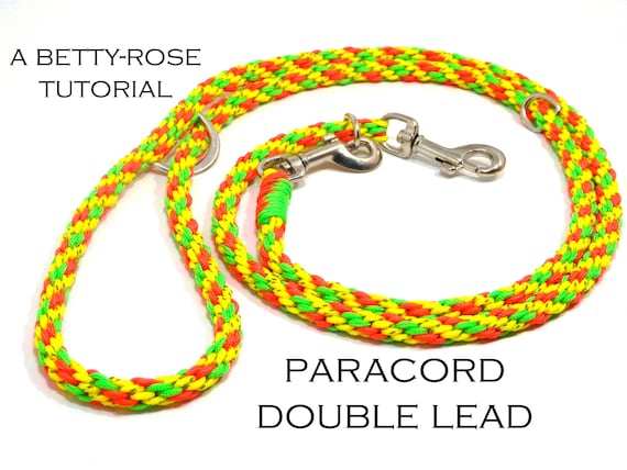 Tutorial for Kumihimo Paracord Dog Double Leash Lead Police Dog