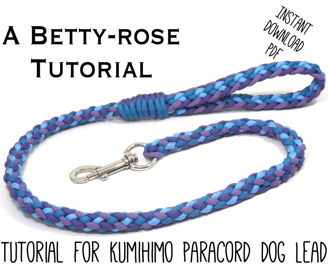Tutorial For Kumihimo Paracord Dog Leash Lead No Glueing Or Sewing