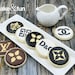3 pcs Designer stencils, Cake Stencil, Cookie Stencil, Kuchenschablone (Product Code LC005)
