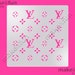 LV Cake Stencil, Cookie Stencil, Designer, Pochoir, Decoupage stencil, Tortenschablone (Product Code K022)