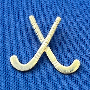Simple Sterling Field Hockey Sticks Pendant