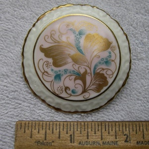 SALE -Fine Vintage COALPORT CHINA English Bride&#39;s Pattern Pin