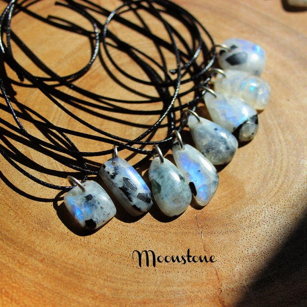 Rainbow Moonstone Necklace, White Labradorite Necklace,Celestial Moonstone, Moonstone Choker, Jun Birthstone for Gift, Birthday Gift for Her