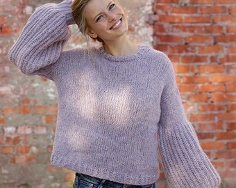 Alpaca wool polyamid sweater, order for M