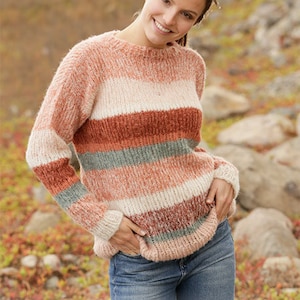 Knitted alpaca silk jumper oversized , hand knit sweater, pullover,  low price, women knitwear