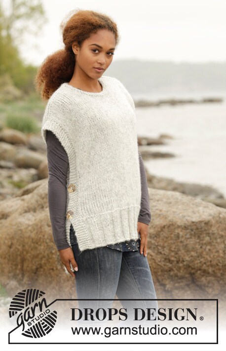 Gilet Sans Manches Femme Rayé – Tricot Chaud, Col V, Idéal Automne-hiver, Pour Femme Adulte Et Senior !
