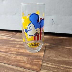 Vintage Mickey Mouse Glass Tumbler image 2