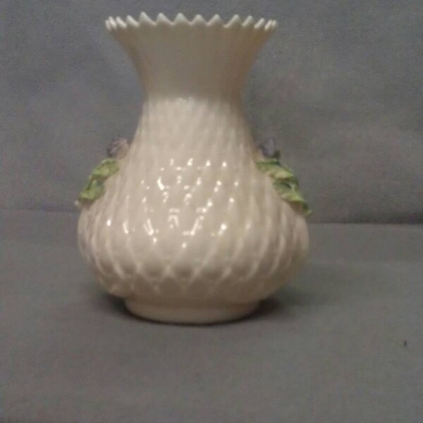 Belleek Flower Vase Etsy