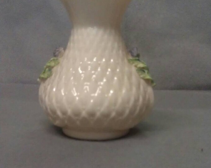 Belleek Flower Vase Etsy
