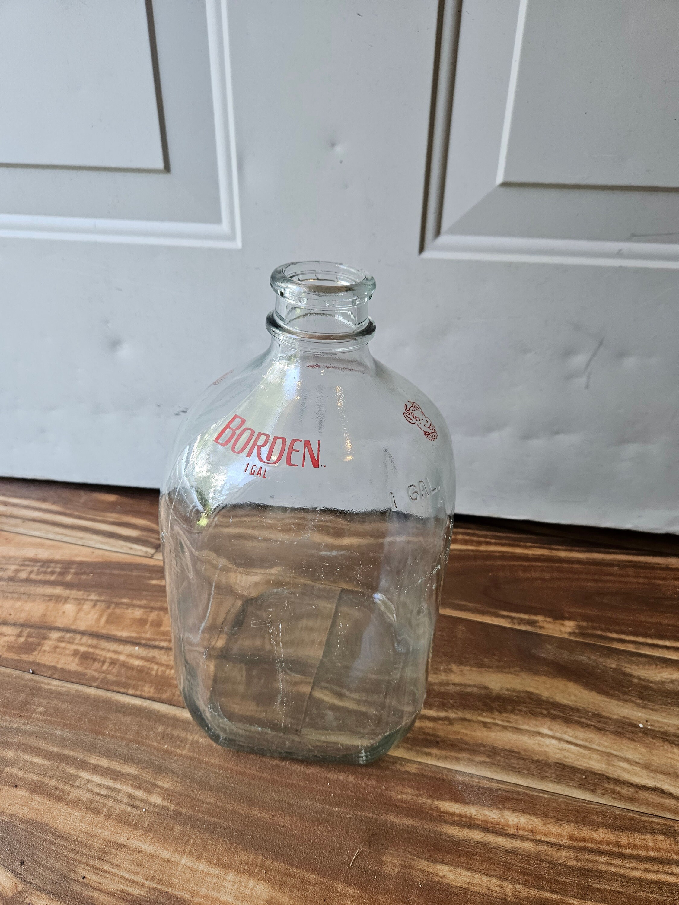 Bordens Elsie the Cow Gallon Milk Jug Gallon Square Milk