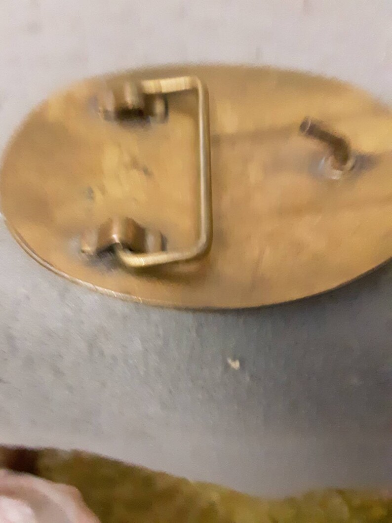 Brass Belt Buckle Randy/'s Power Team Brass Belt Buckle