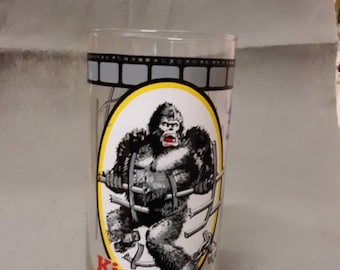 King Kong Coca-Cola Cinema Classics 1977 Limited Edition Glass Tumbler Glass