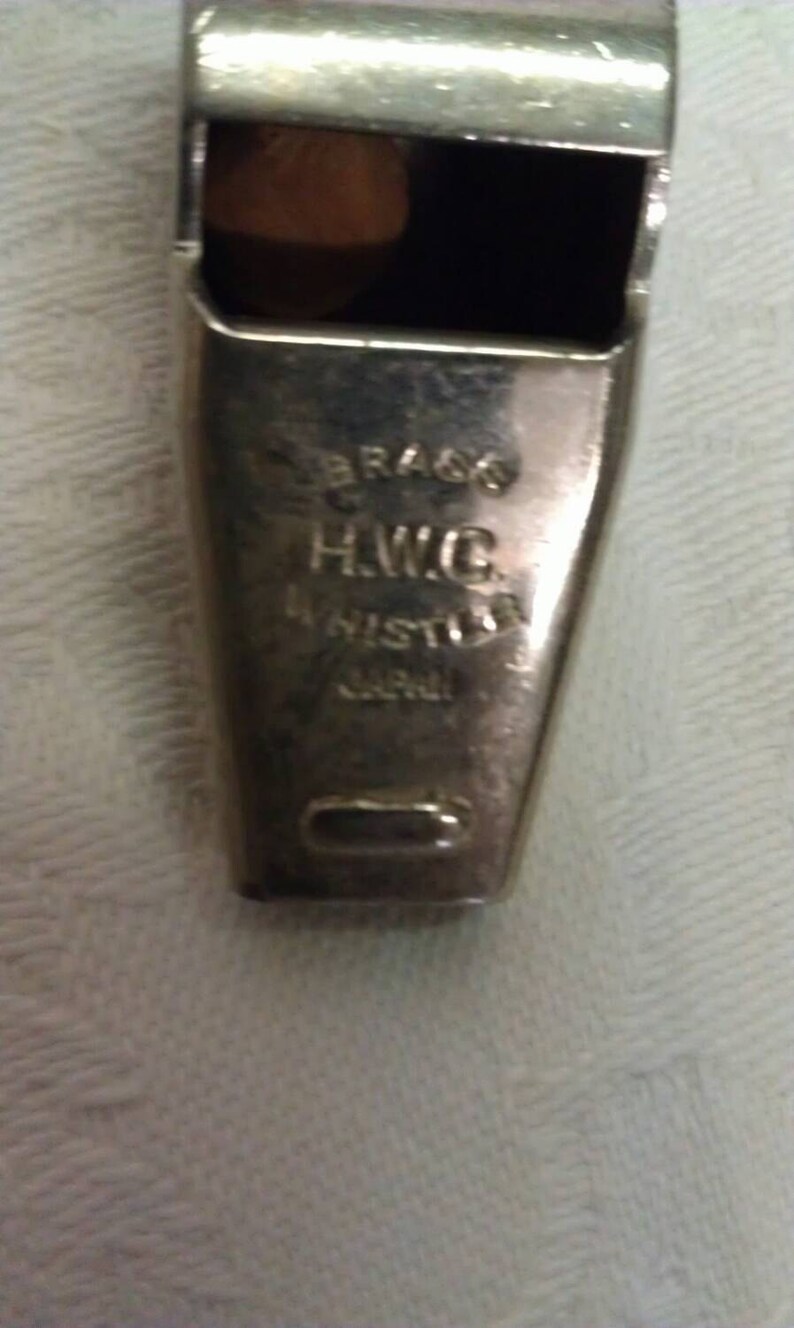 Brass H. W. C. Whistle Japan Etsy