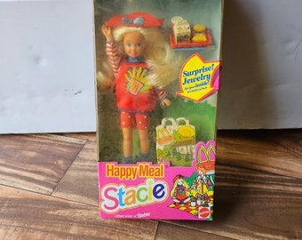 McDonald's Stacie Doll Happy Meal 1993 Doll mint in box Doll