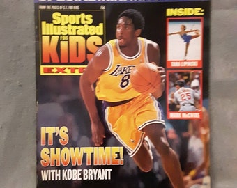 Kobe Bryant Sports Illustrated Kids Mini Magazine, 1998