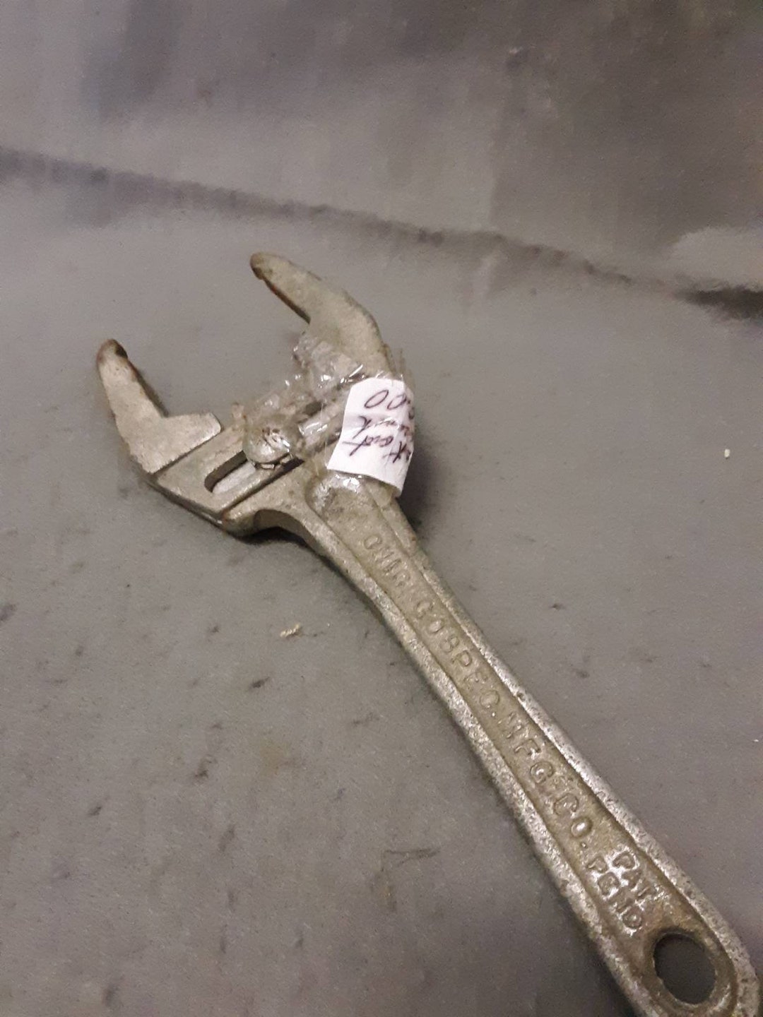 Vintage Old Wrench Slip and Locknut No. 8011 Slip and Locknut Wrench