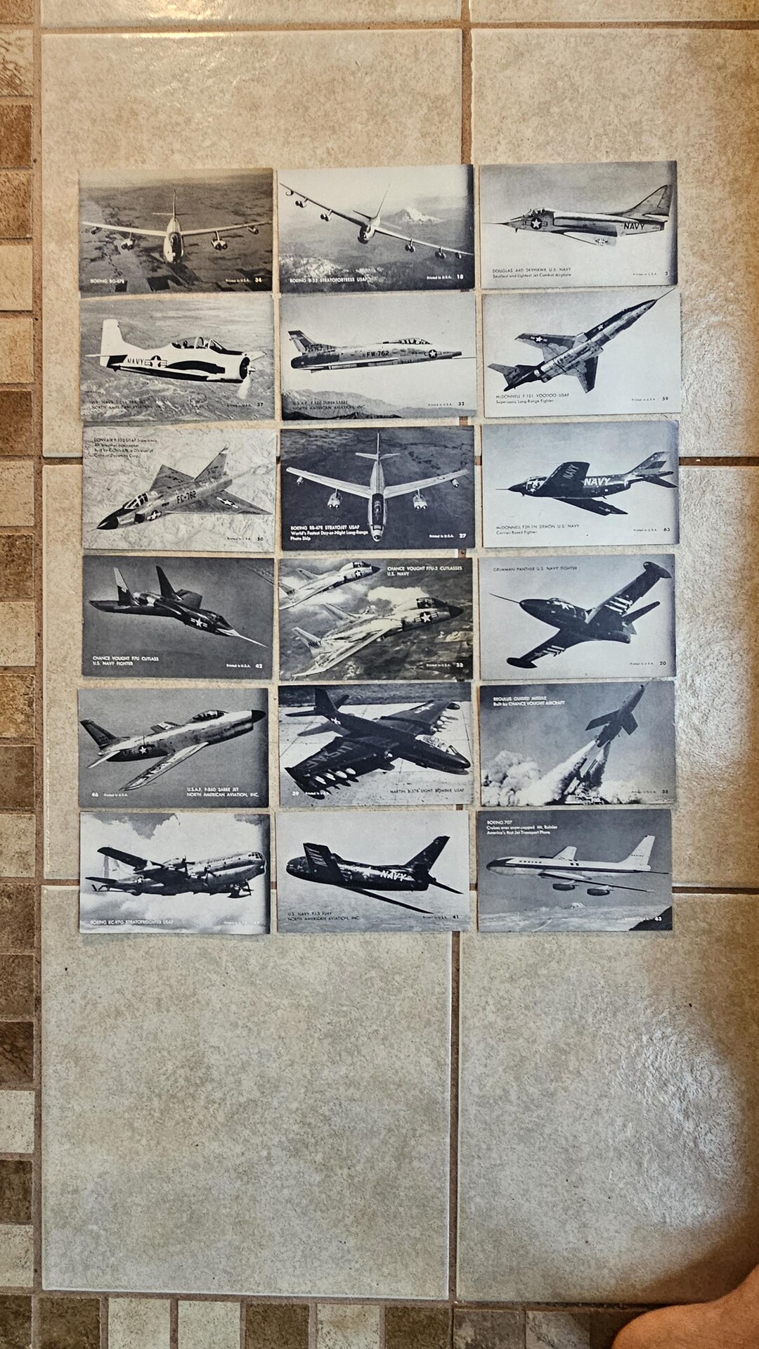 Vintage Military Plane Identification ID Photo Cards Aircraft Photos Vintage Military Plane Identification ID Photo Cards Aircraft Photos