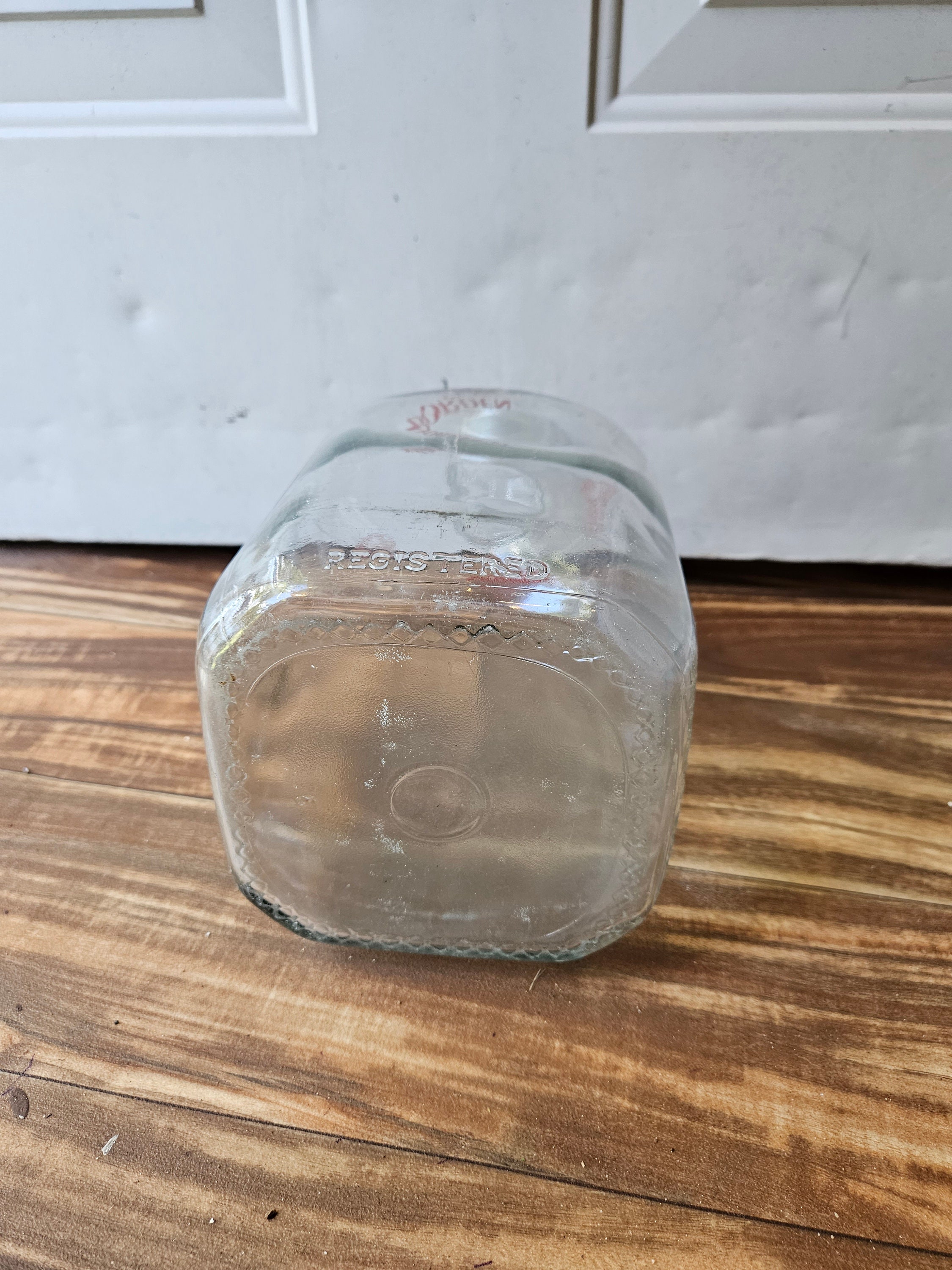 アメリカ　Borden ボーデン　ミルクボトル　エルシー　ハーフガロン Bordens Elsie the Cow Gallon Milk Jug Gallon Square Milk