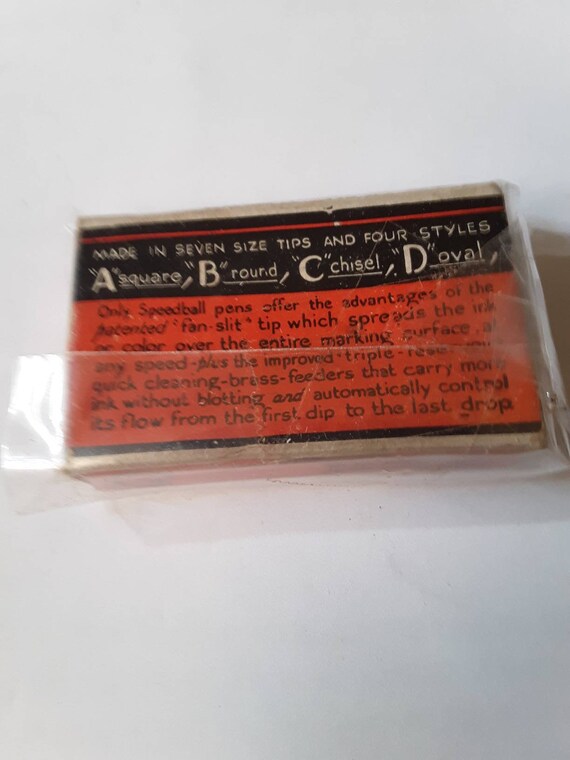 Speedball Pens For Drawing And Lettering B 4 Pens In Original Etsy