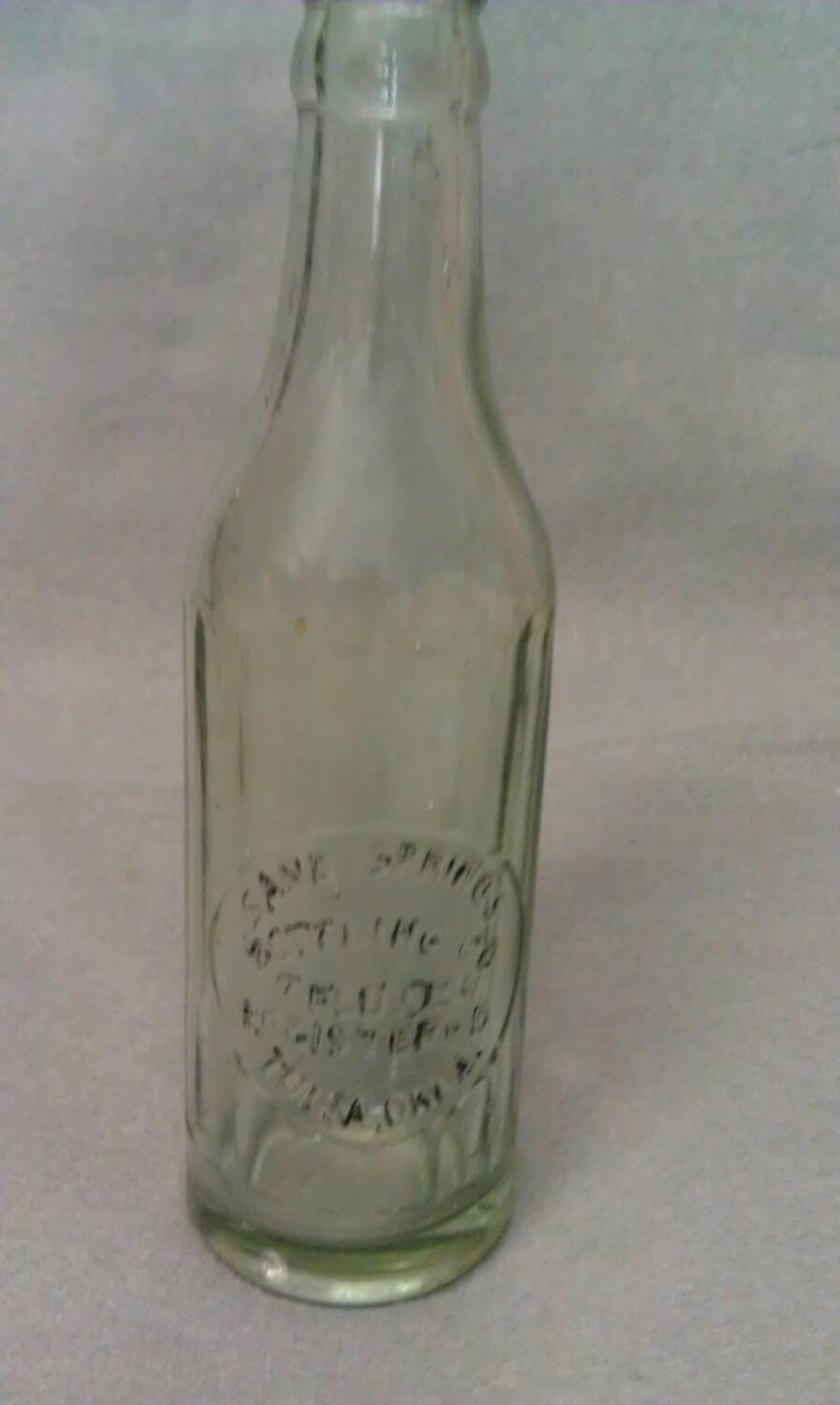 Vintage Sand Springs Bottling Co. Tulsa Okla. Soda Bottle Etsy
