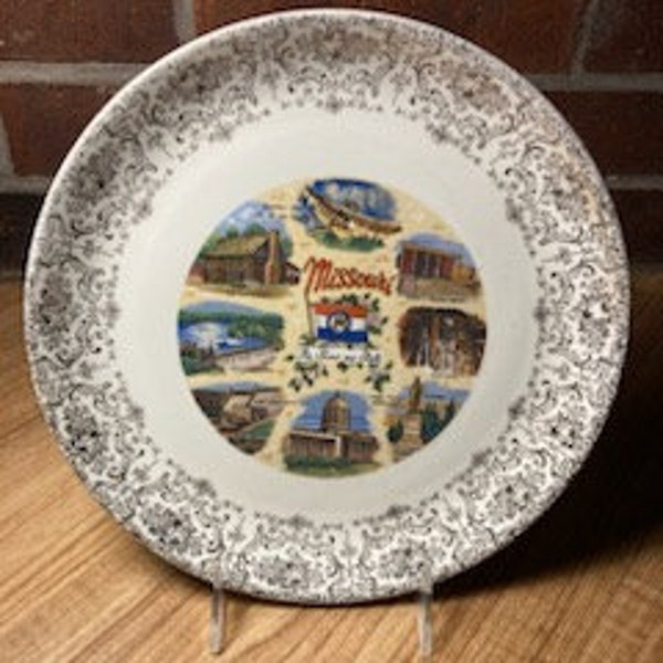 Missouri The Show Me State Souvenir Plate