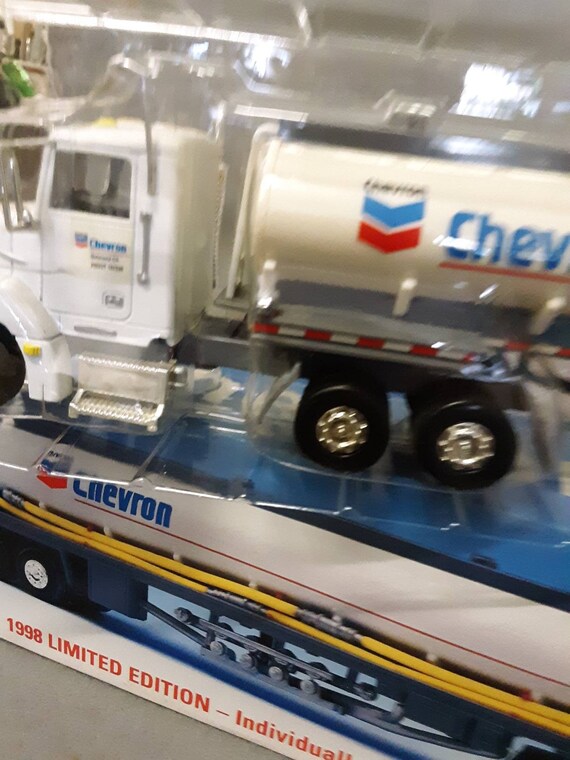 chevron toy tanker truck