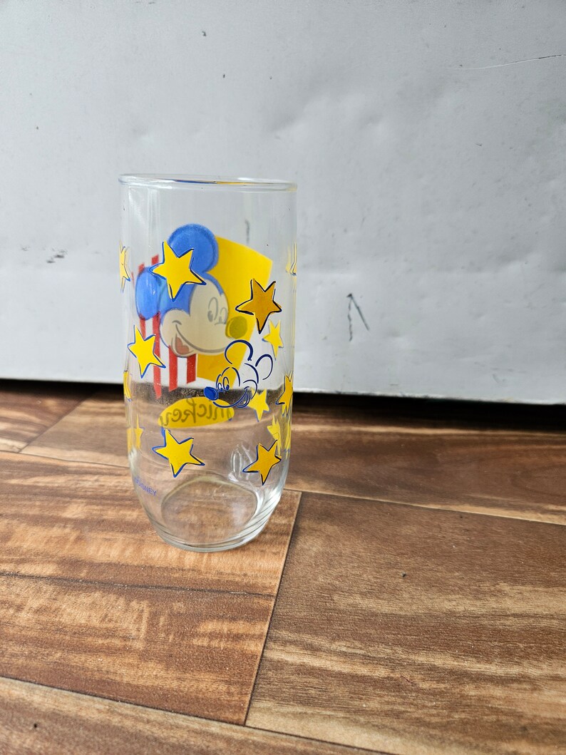Vintage Mickey Mouse Glass Tumbler image 3