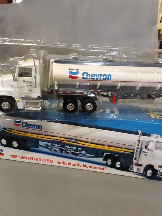 chevron toy tanker truck