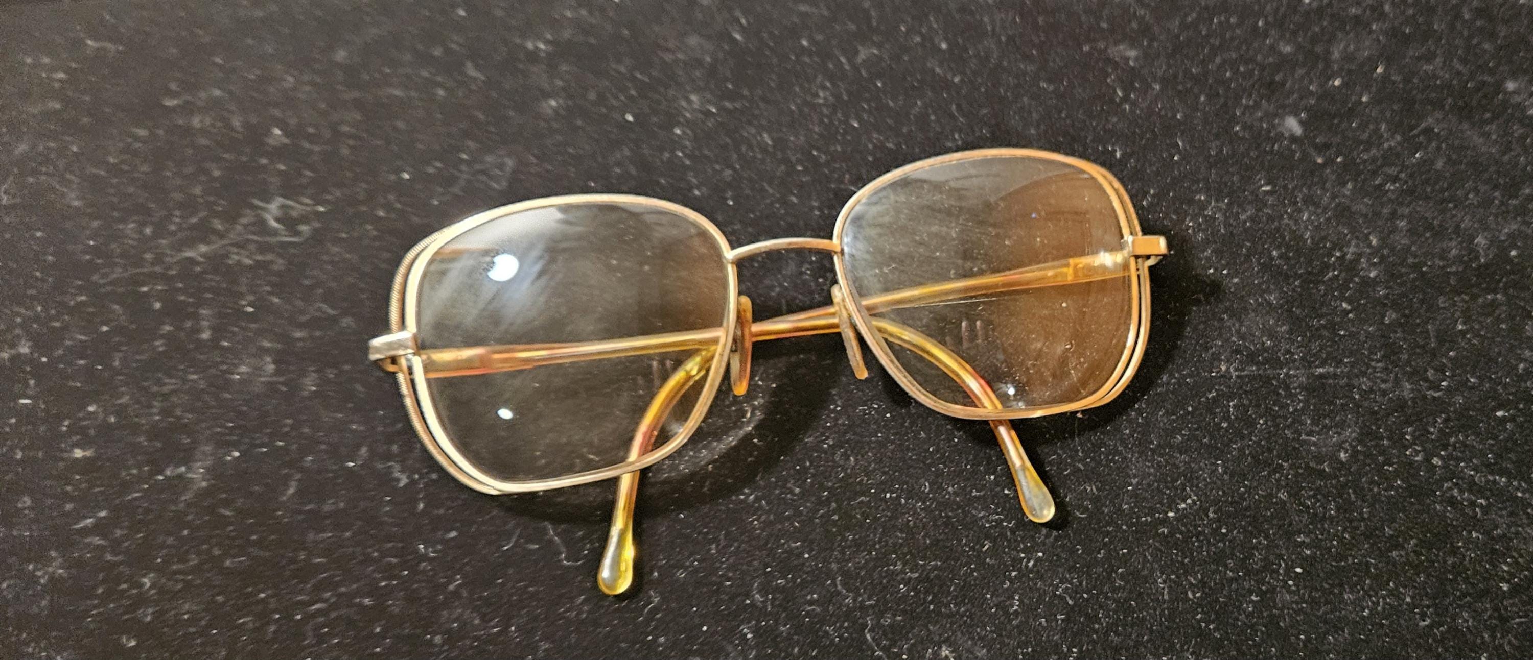 Vintage Eyeglasses With Floral Case, Collectible. Bin GL57 - Etsy