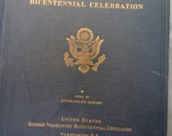 History of the George Washington Bicentennial Celebration Book