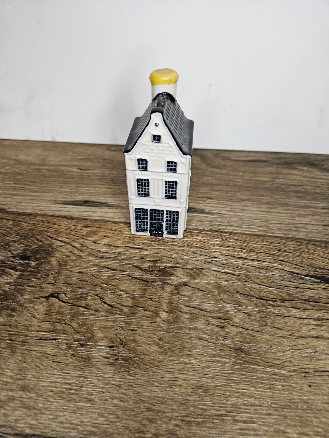 KLM Bols Liquor Bottle No. 14 Miniature Blue Delfts Liquor Bottle