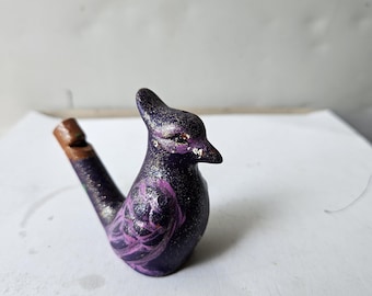 Vintage Ceramic Clay Bird Water Whistle - Etsy