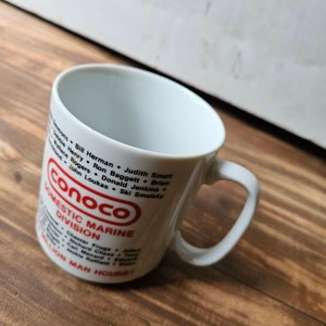 Conoco Oil Company Mug, Domestic Marine Division Souvenir