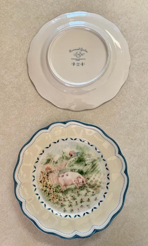Lenox Pigs - Etsy