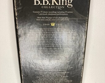 1991-1994 B.B. King, King of Blues, Blues Music, Gift Complete Set 4 CD's.  #818